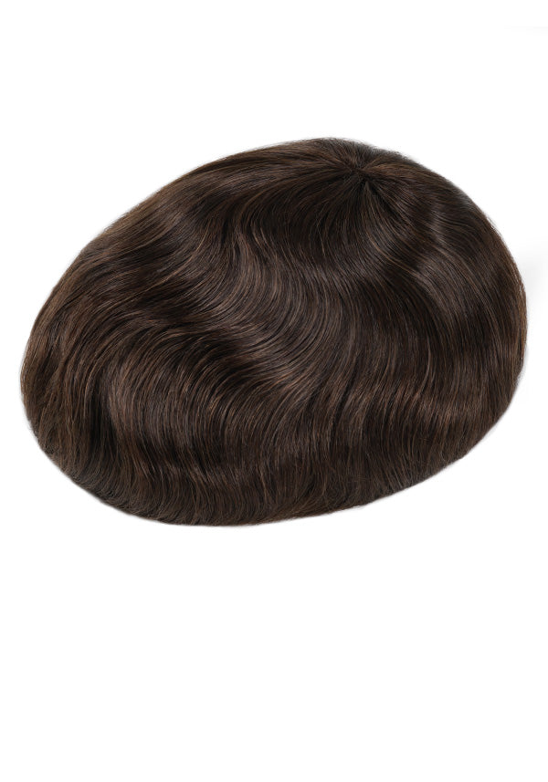 Quanta (Q6 Toupee)|French Lace with Thin Skin Mens Toupee Wig [ PFQ6 ]