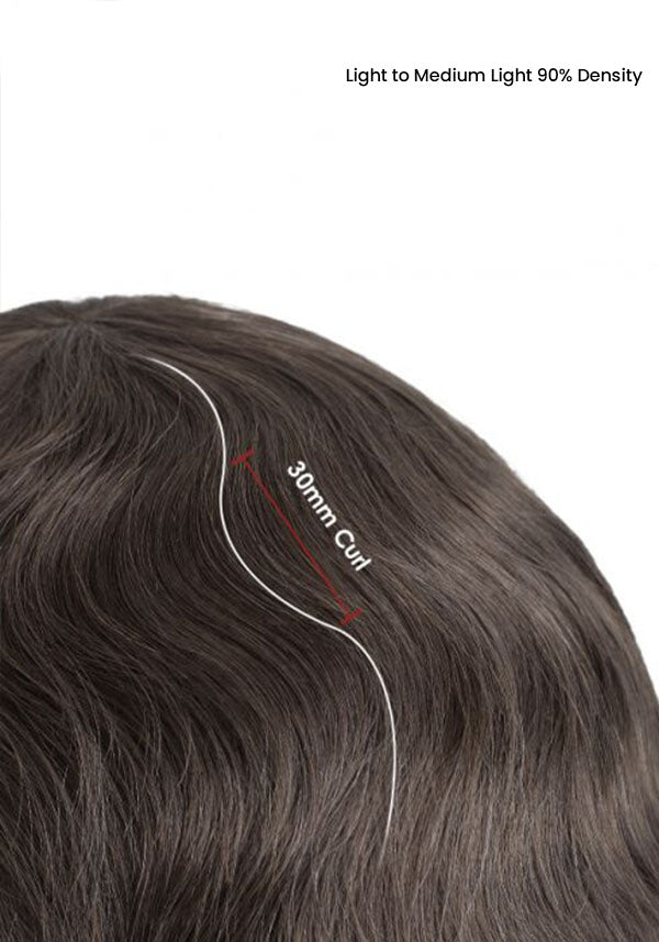 0.06mm Super Thin Skin Toupee V-Looped Hair Light Density Hairpiece [ SV01]