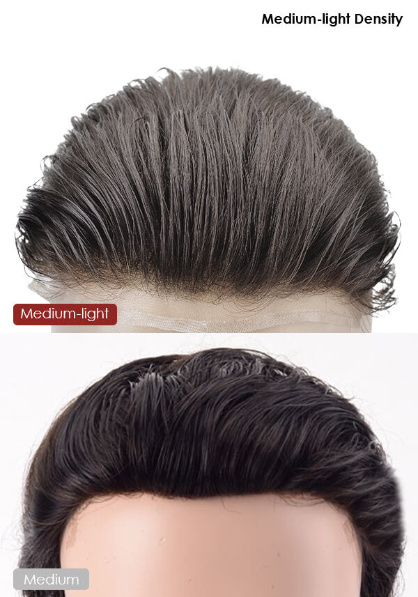 Quanta (Q6 Toupee)|French Lace with Thin Skin Mens Toupee Wig [ PFQ6 ]